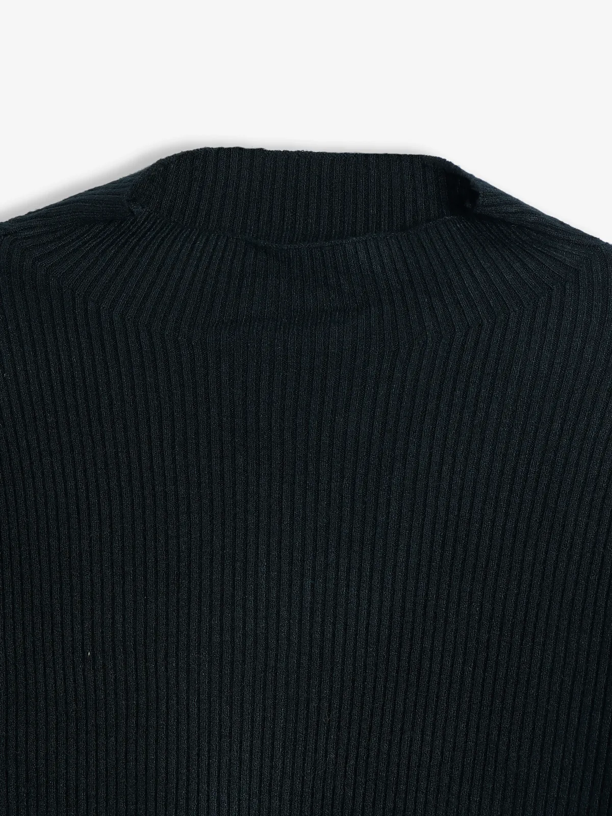 Sheczzar black knitted plain top