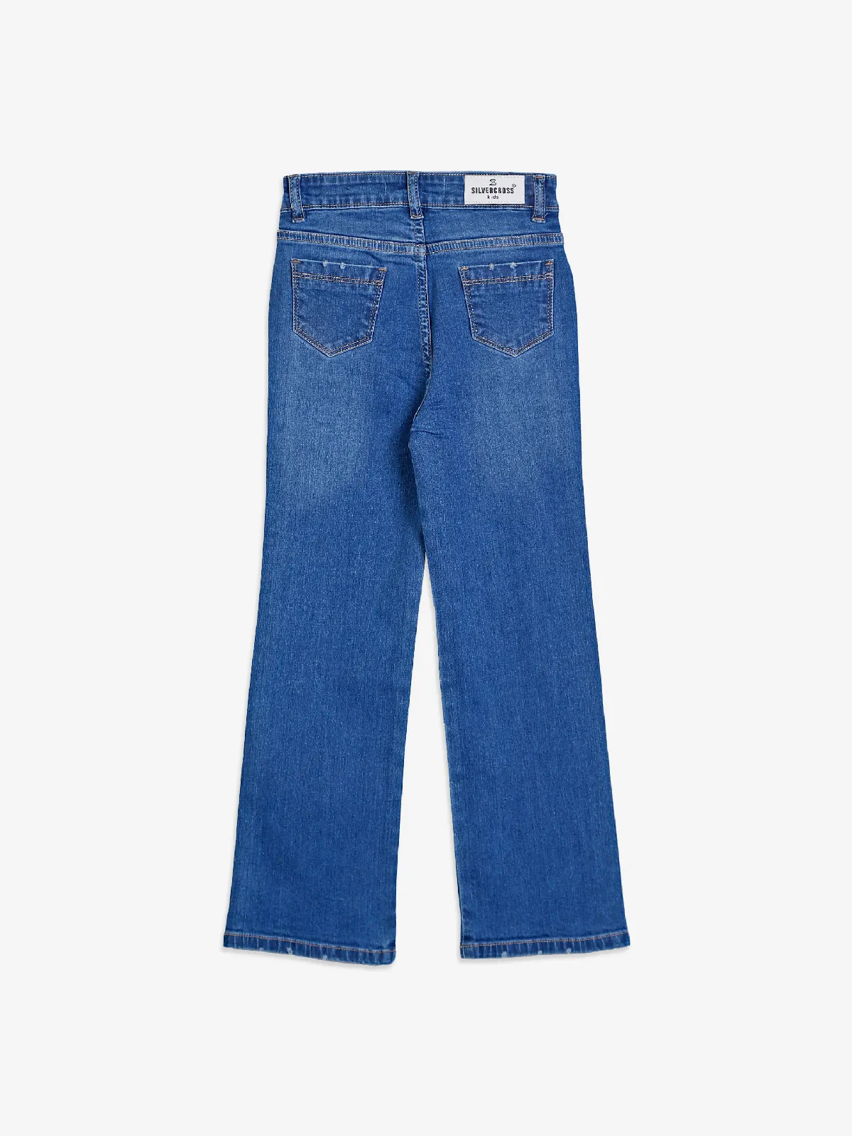 Silver Cross light blue washed straight jeans