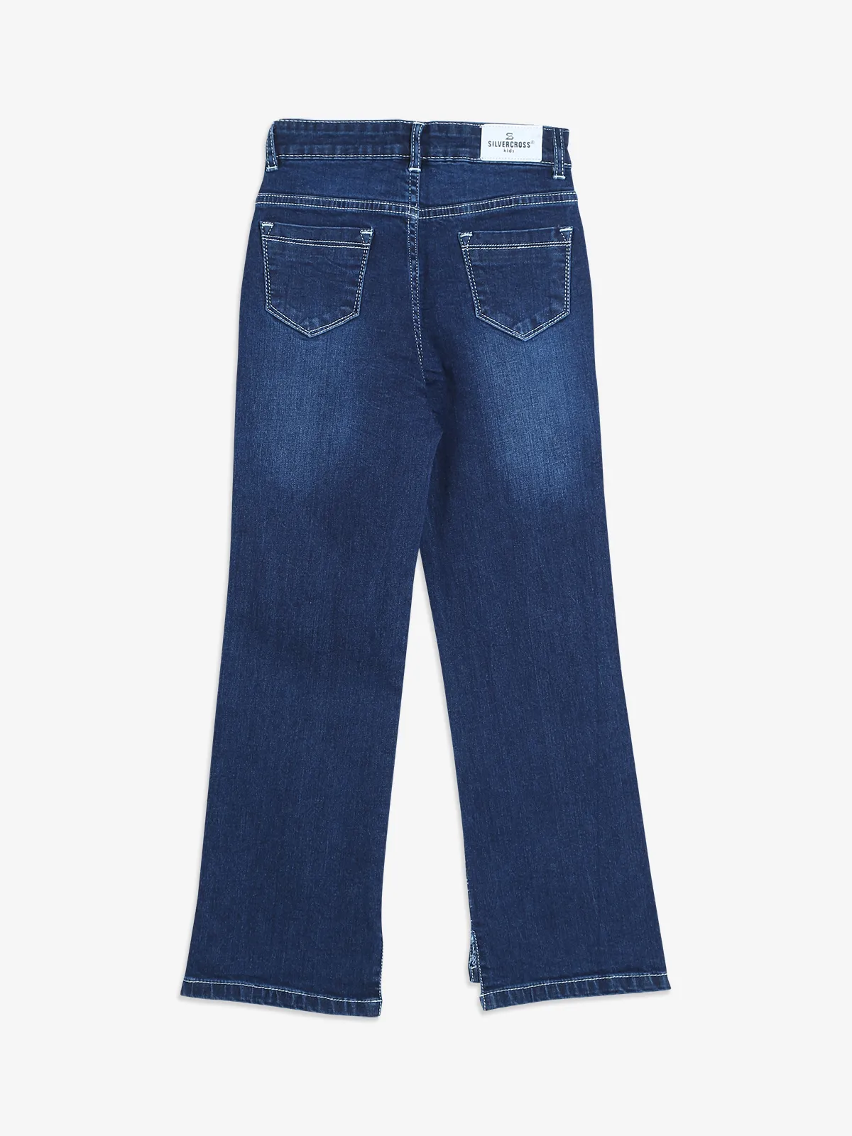 Silver Cross navy straight jeans