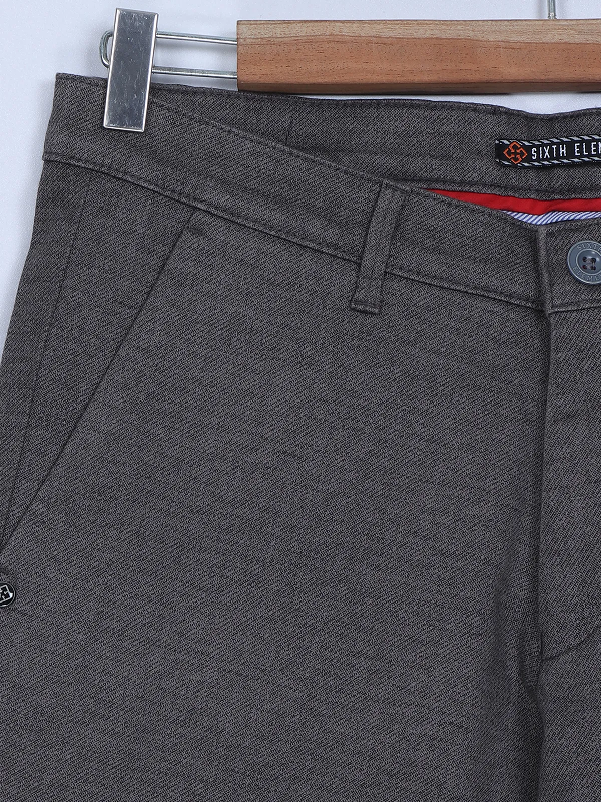 Sixth Element dark grey cotton trouser
