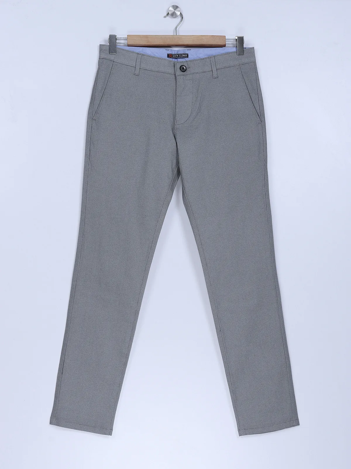 Sixth Element grey and black cotton trouser