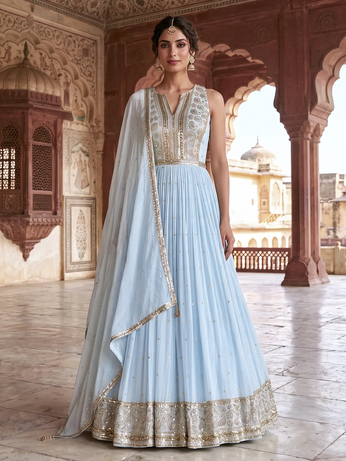 be boho dress Earthy Solstice Bell Sleeve Maxi Regular Odette Pale Blue Maxi add 4 cm on pair:saria-high-waist-shapewear-briefs-latte Color:WHITE / BLACK STRIPE