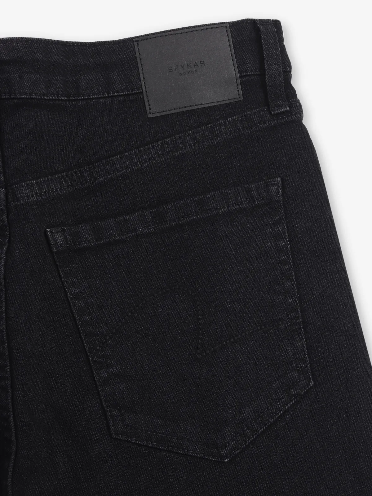 SPYKAR black slim fit denim jeans