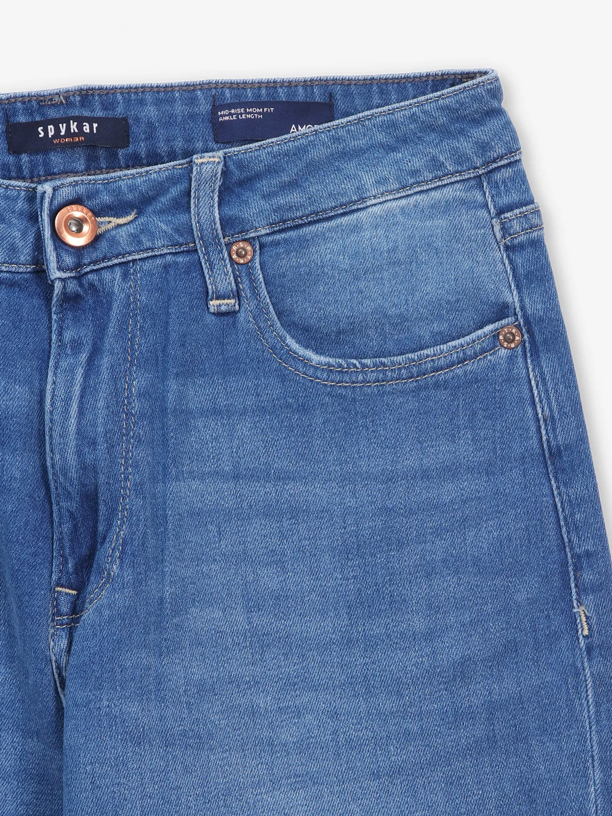 SPYKAR blue washed denim slim fit jeans