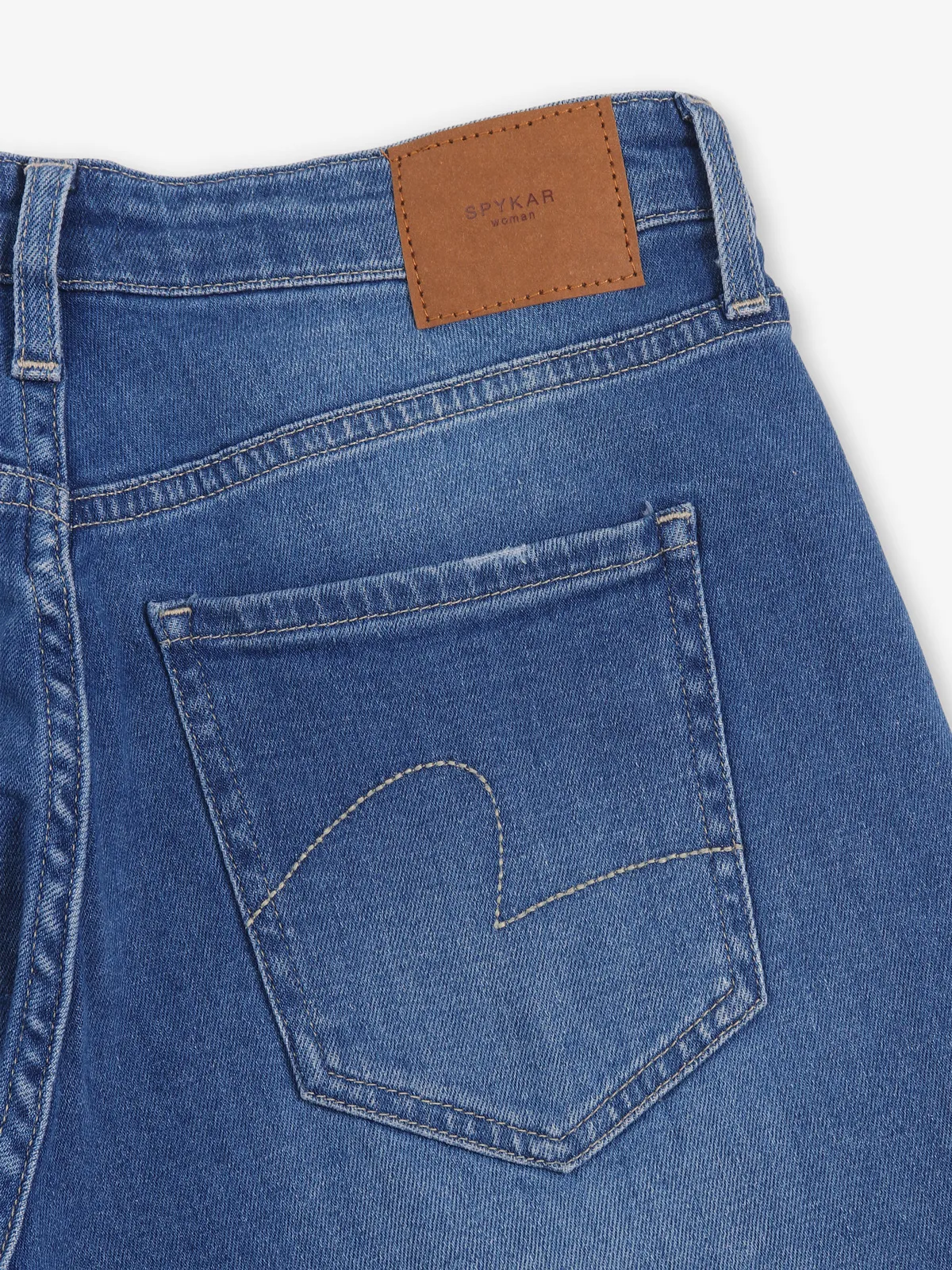 SPYKAR blue washed denim slim fit jeans