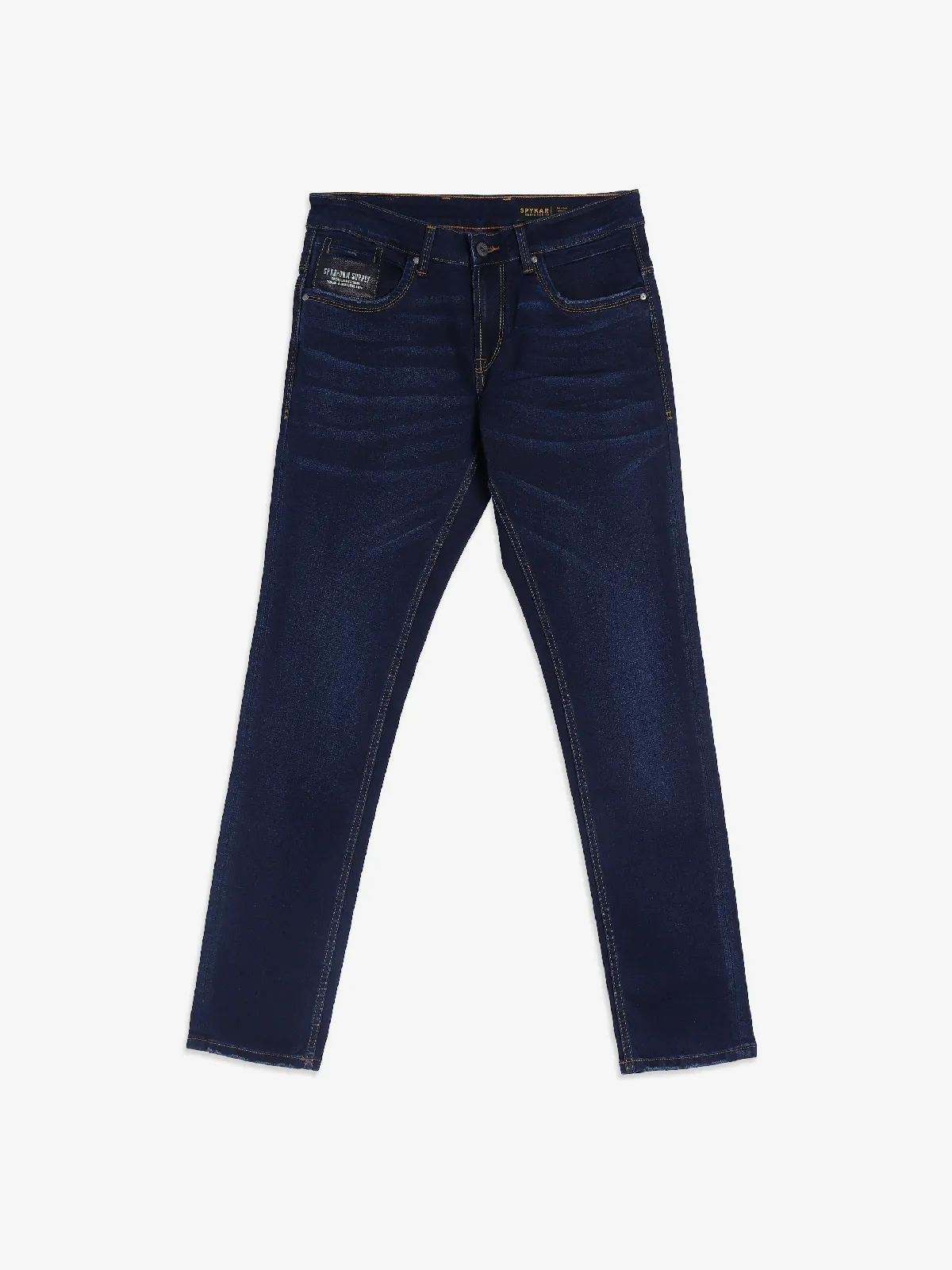 Spykar dark blue skinny fit denim jeans