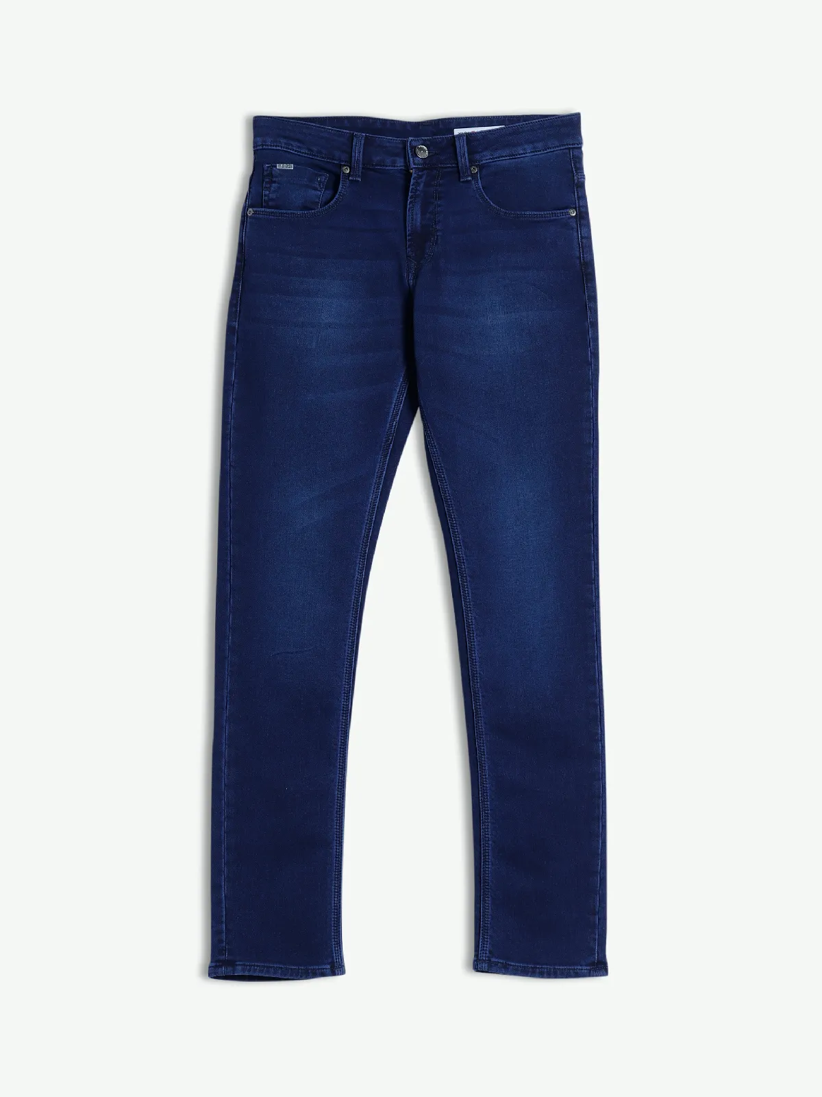 Spykar dark blue washed skinny jeans