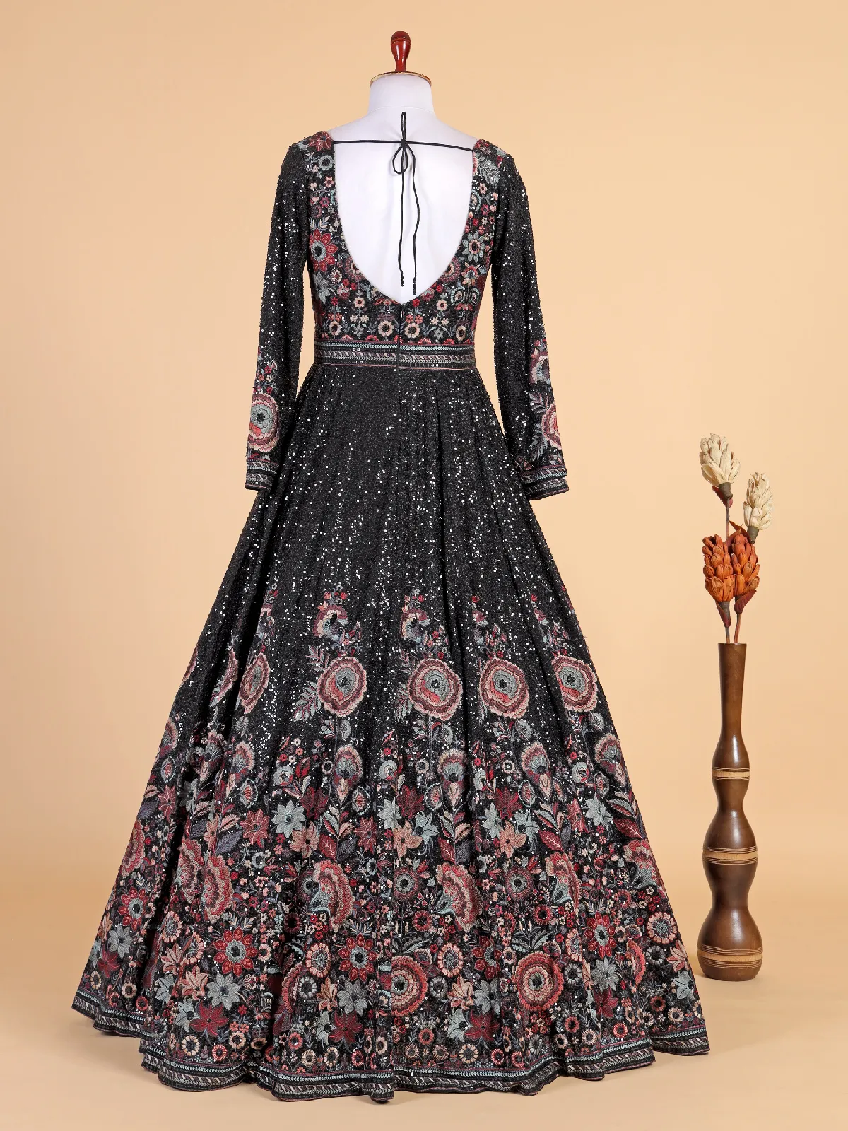 Stunning georgette anarkali suit