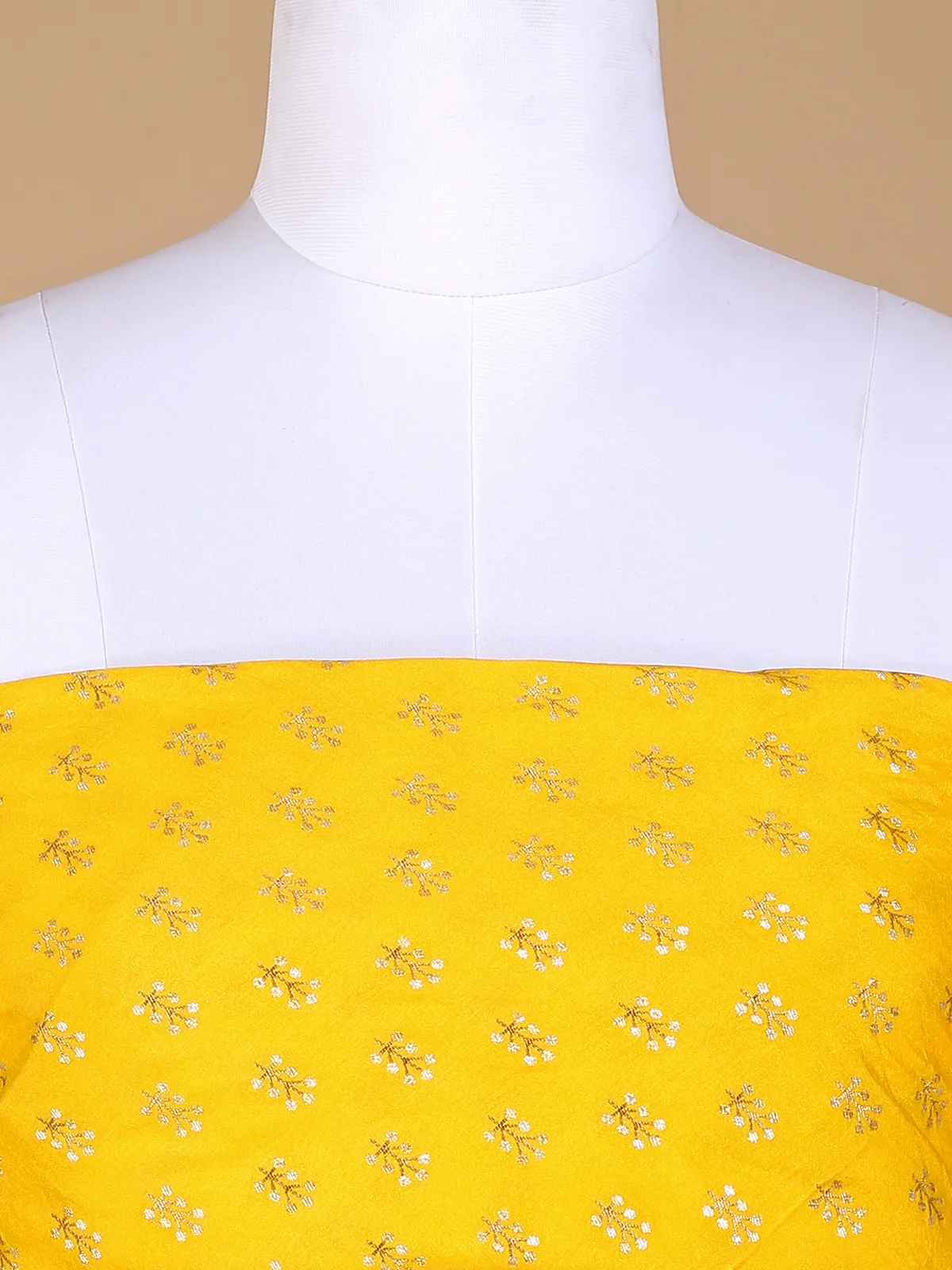 Stunning yellow silk lehenga choli