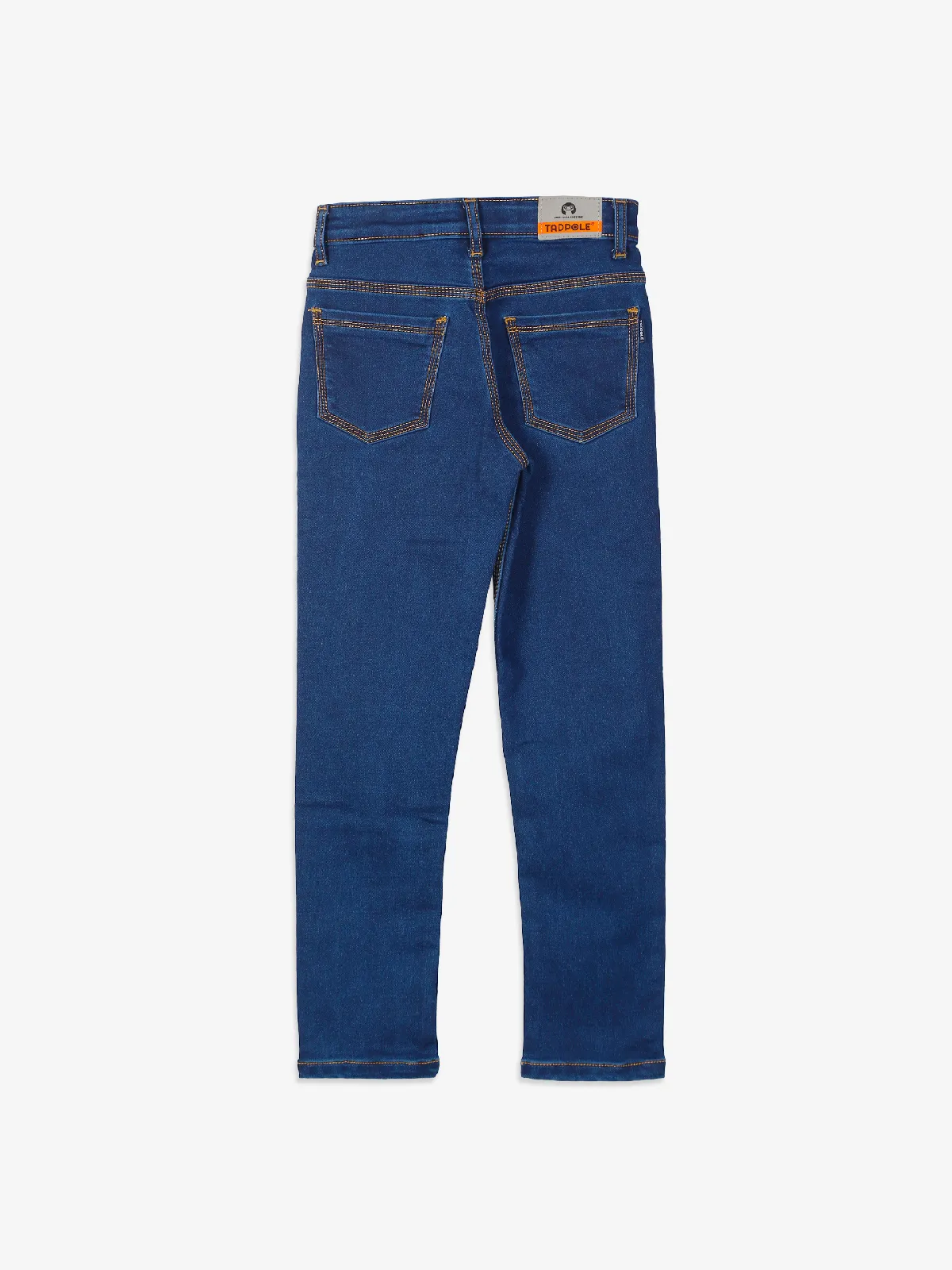 Tadpole navy solid slim fit jeans