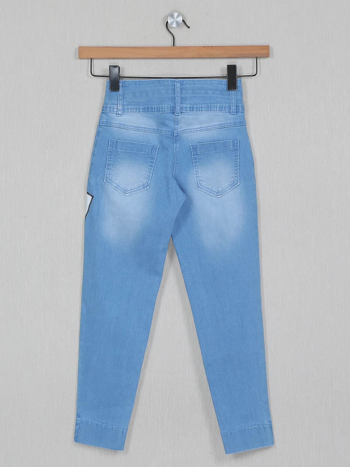 Tiny Girl light blue washed effect jeans for girls