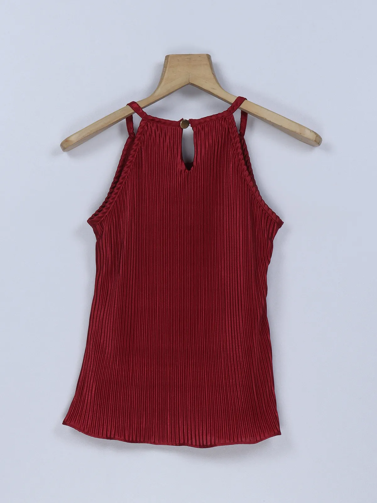 Tiny Girl plain casual lycra maroon top