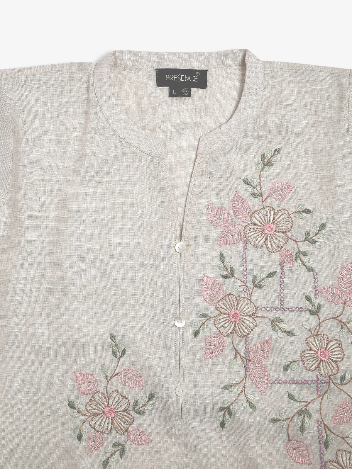 Trendy cotton beige top
