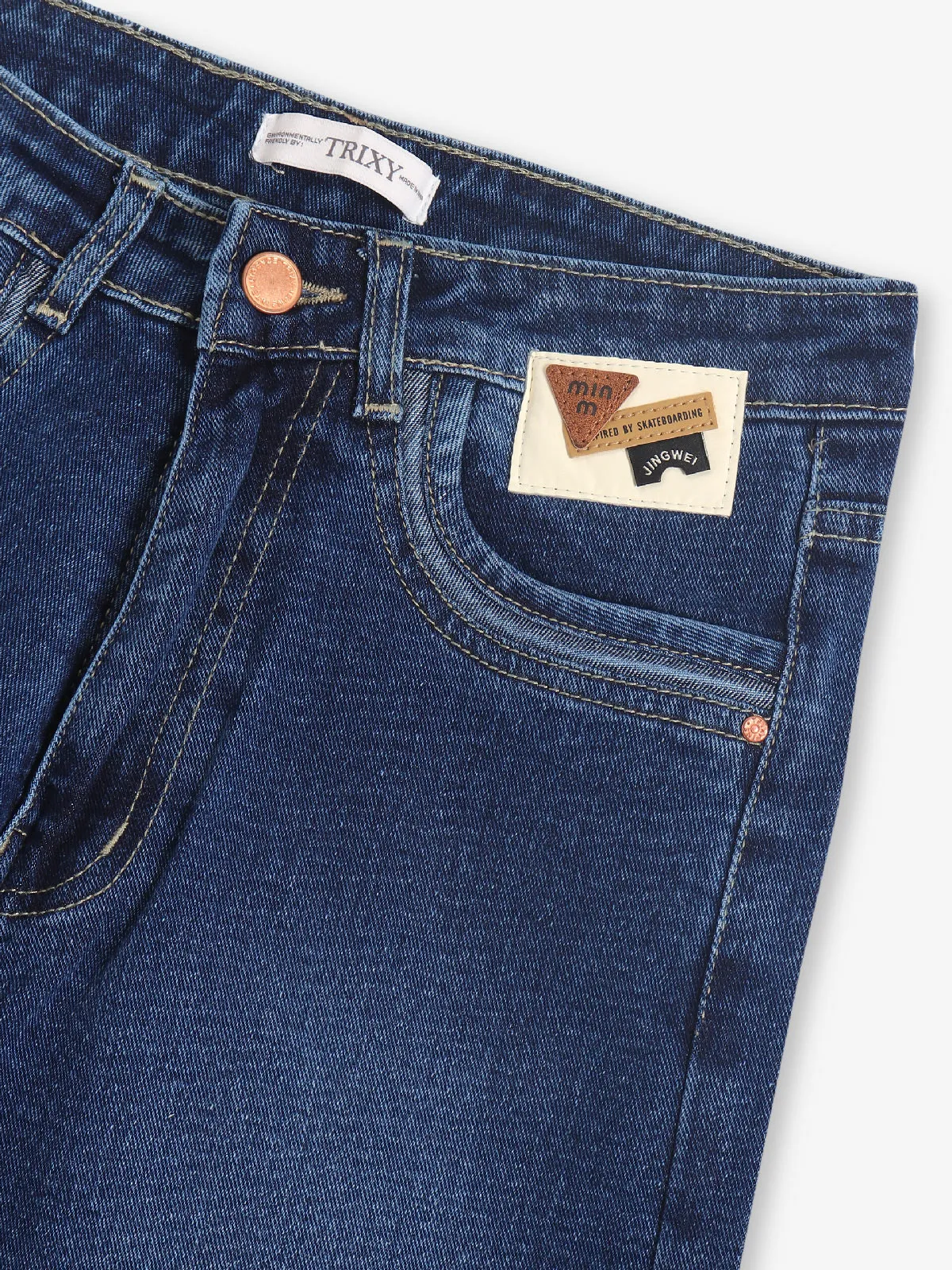 TRIXY blue straight jeans