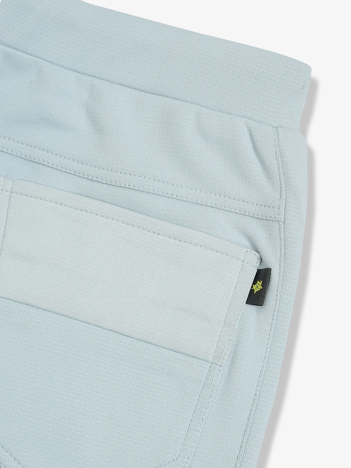 TYZ sky blue solid track pant