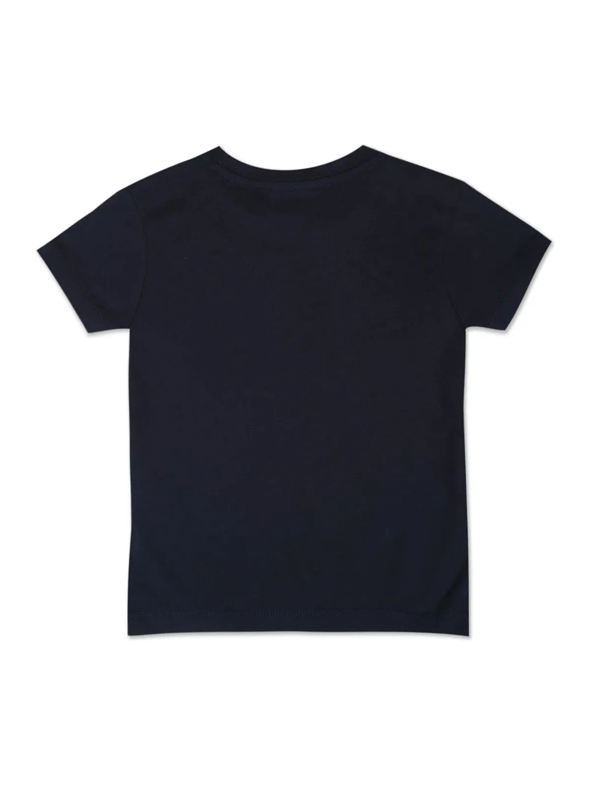 U S POLO ASSN boys navy half sleeves t shirt