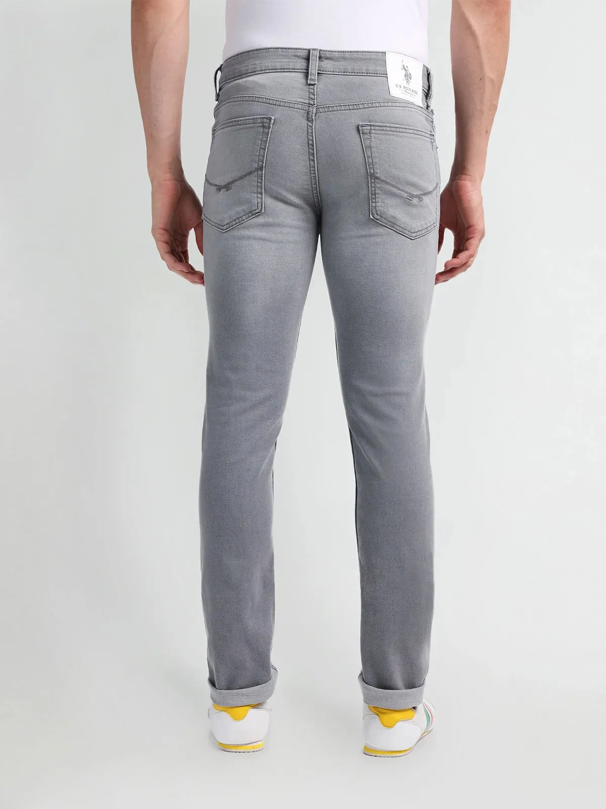 U S POLO ASSN grey regallo skinny fit jeans