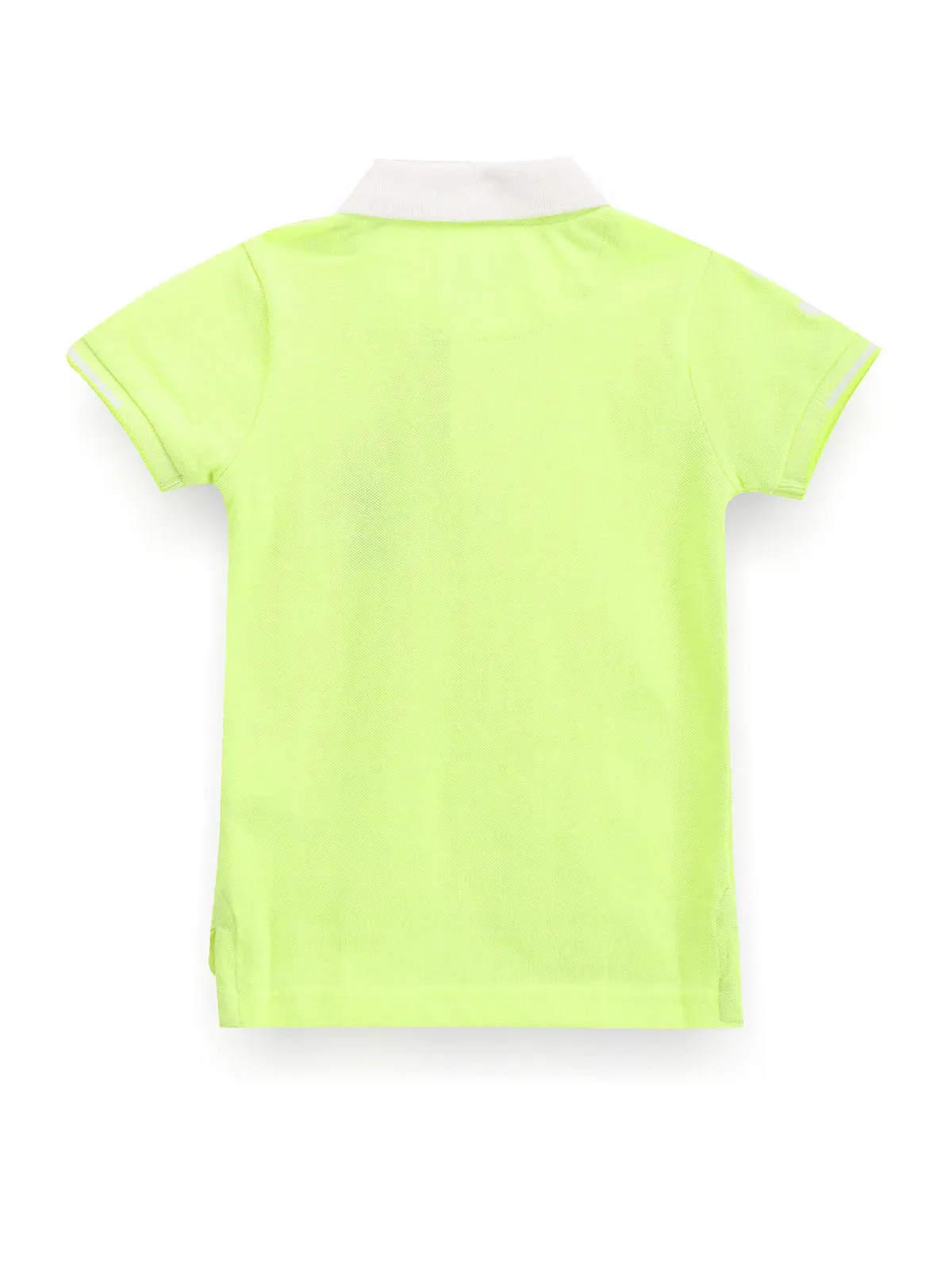 U S POLO ASSN plain light green cotton t-shirt