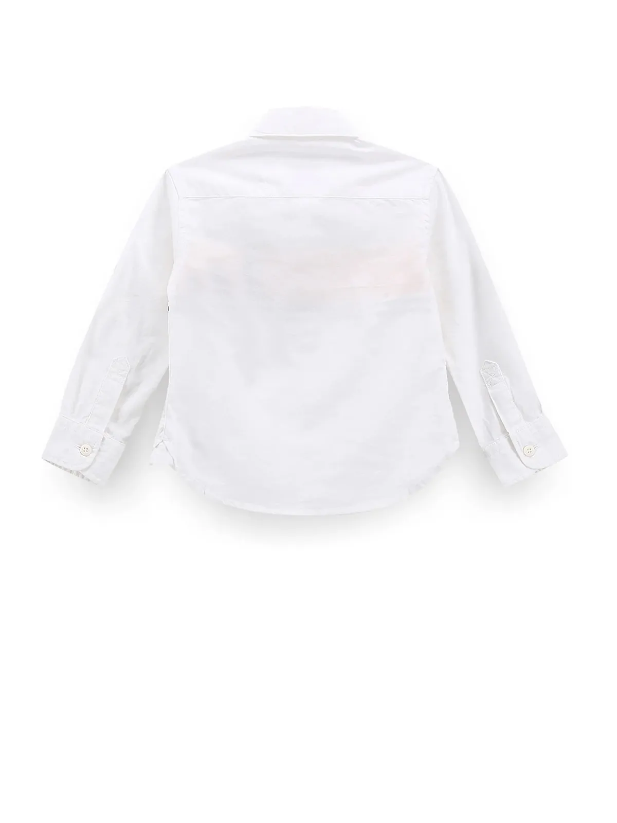 U S POLO ASSN white stripe cotton shirt