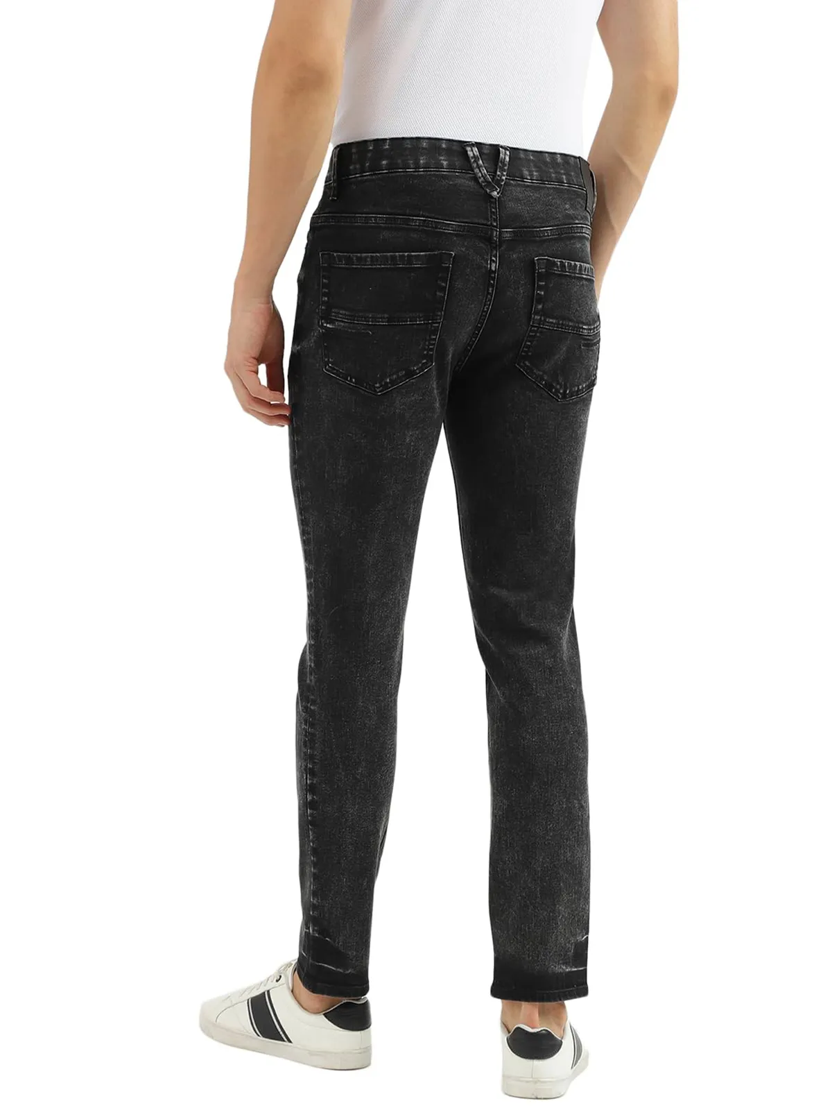 UCB black washed slim taper jeans