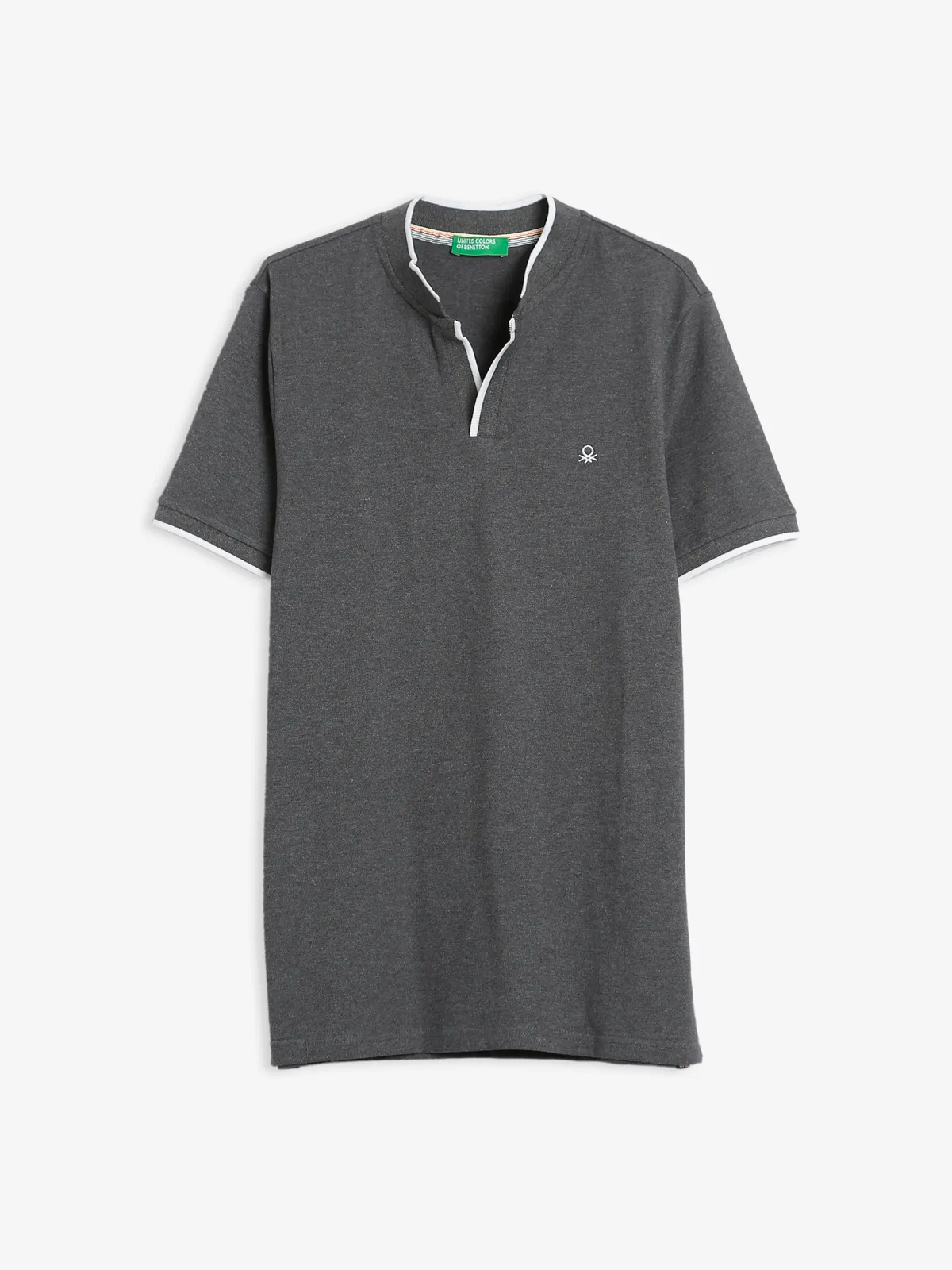 UCB cotton grey polo t shirt