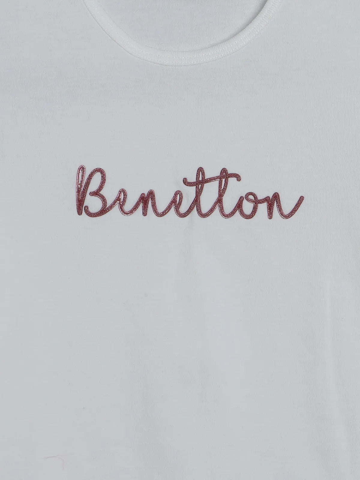 UCB cotton white girls t-shirt