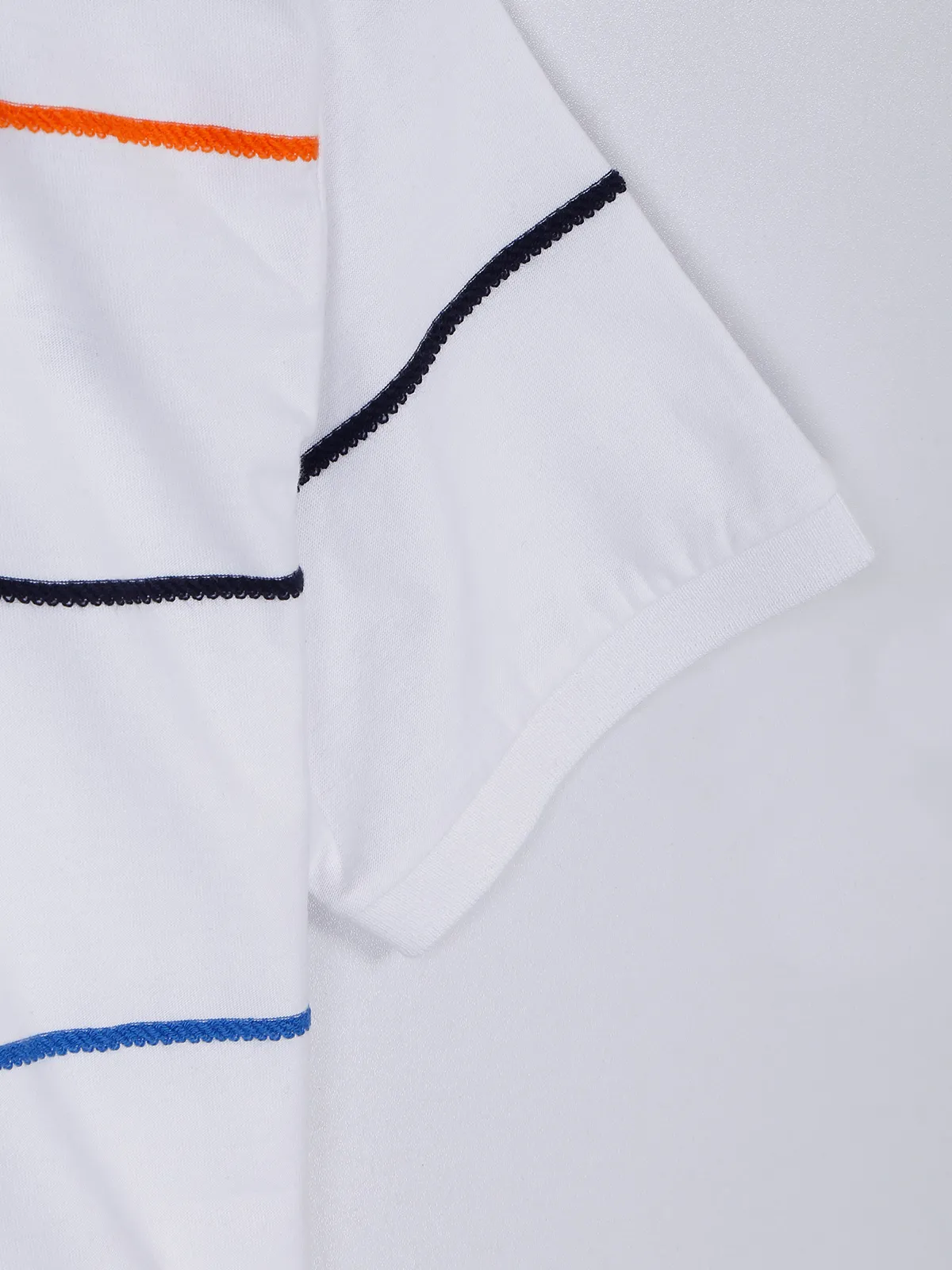 UCB cotton white stripe t shirt