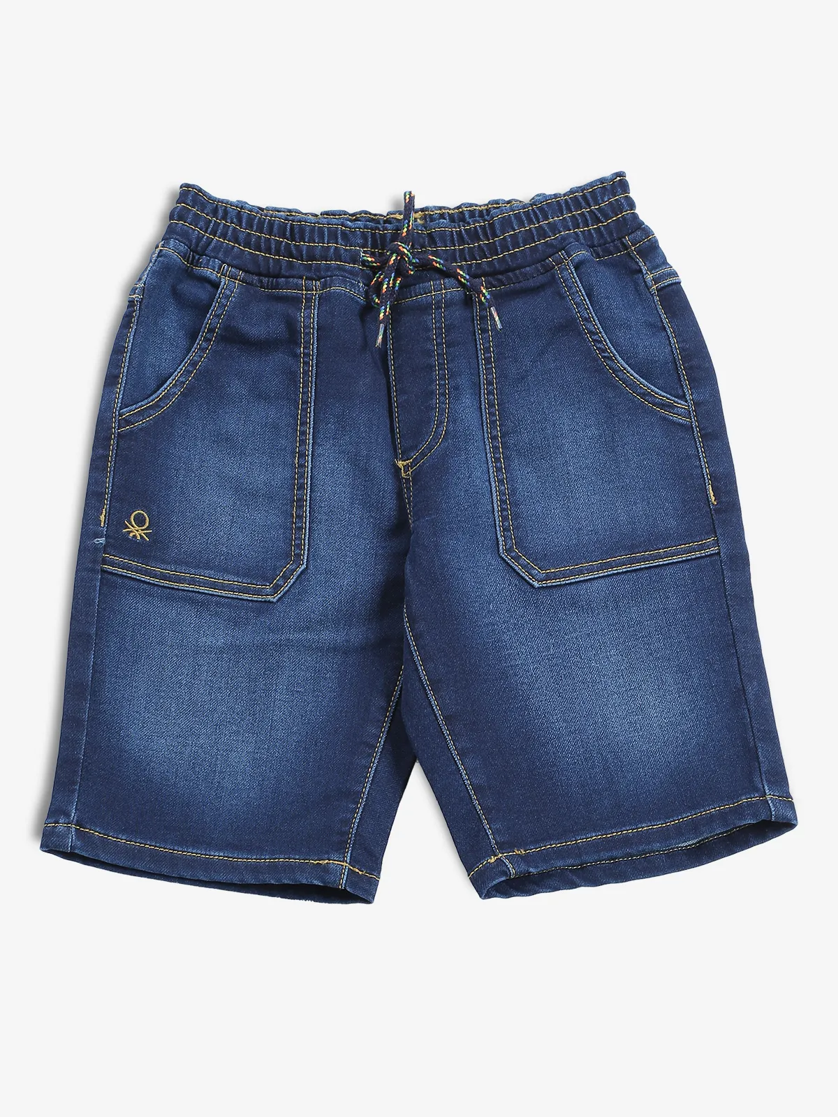 UCB dark blue waashed denim shorts