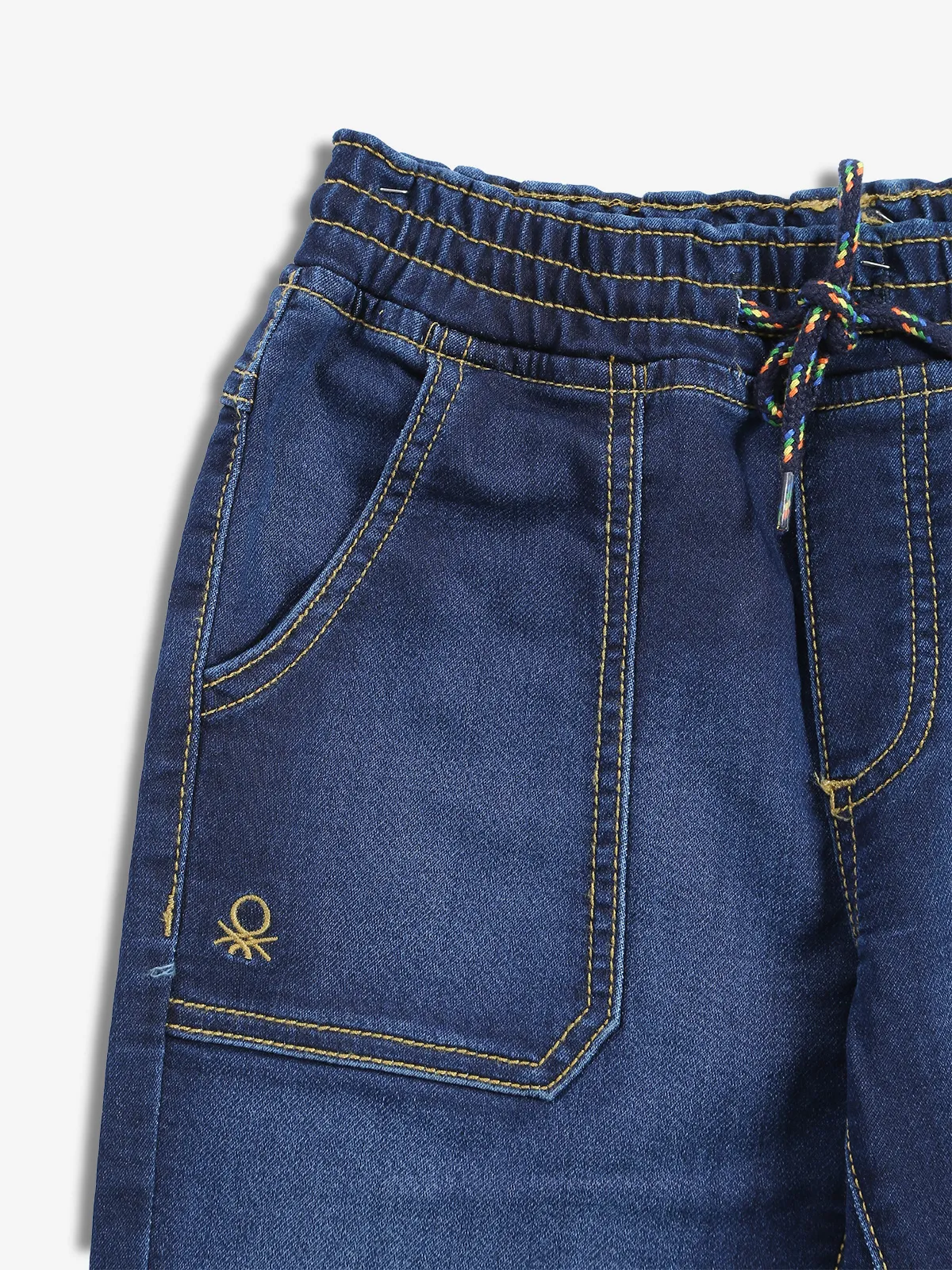 UCB dark blue waashed denim shorts