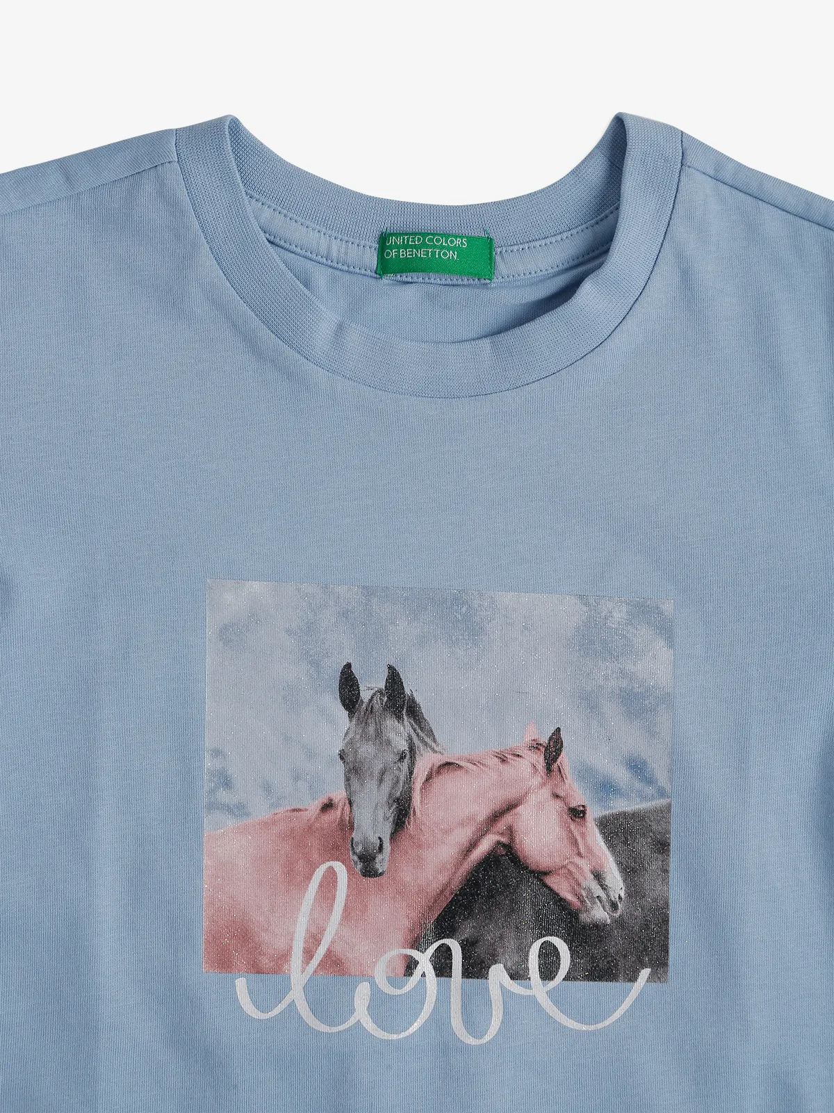 UCB light blue printed t-shirt