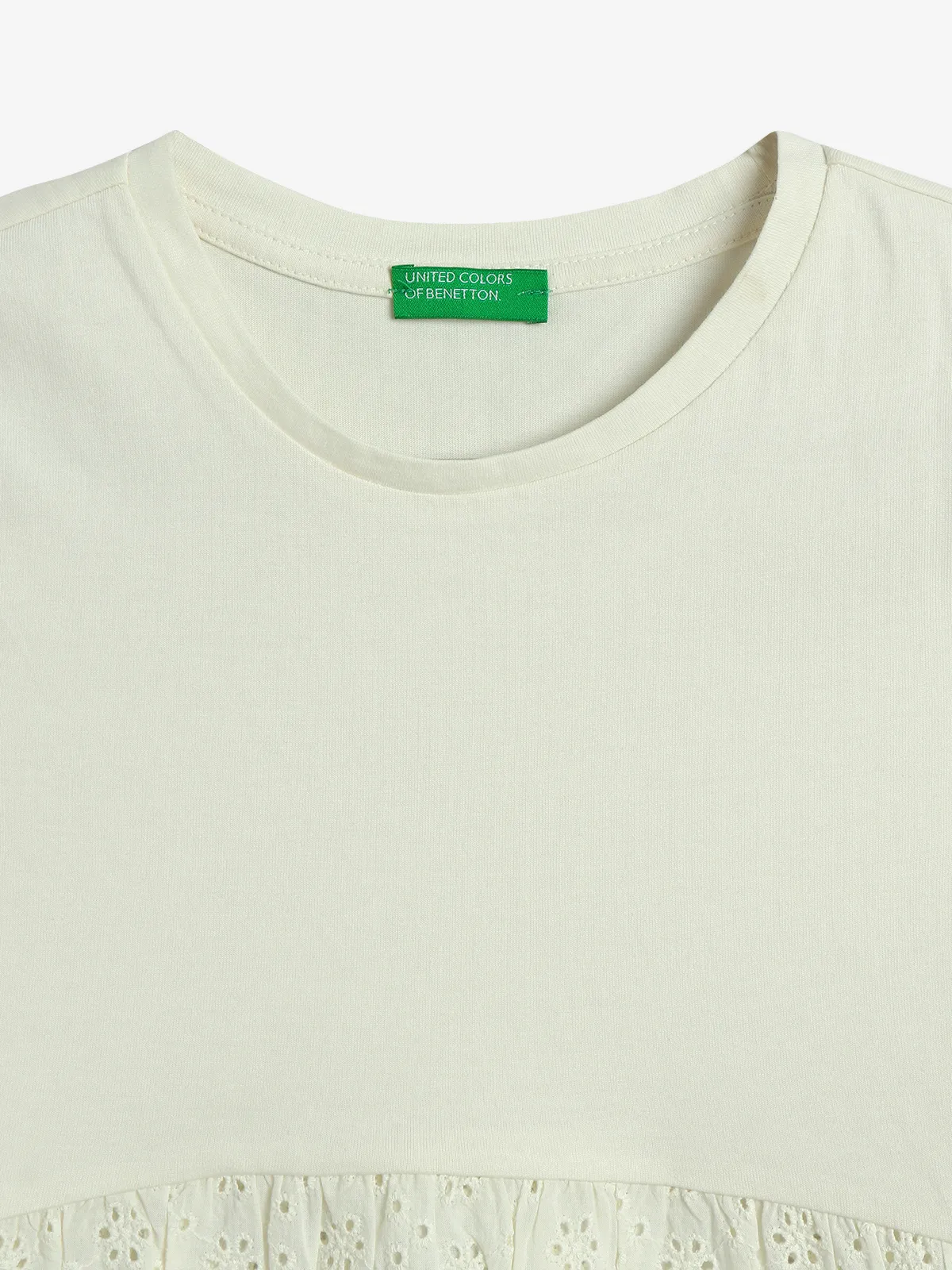 UCB off-white cotton top