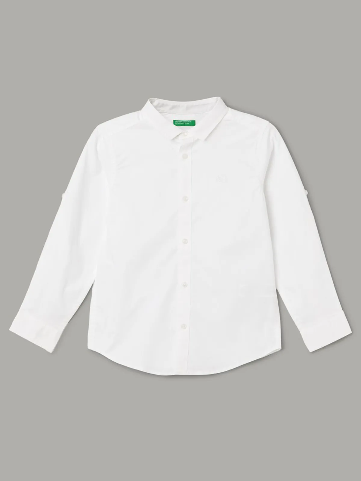 UCB plain white shirt in cotton fabric