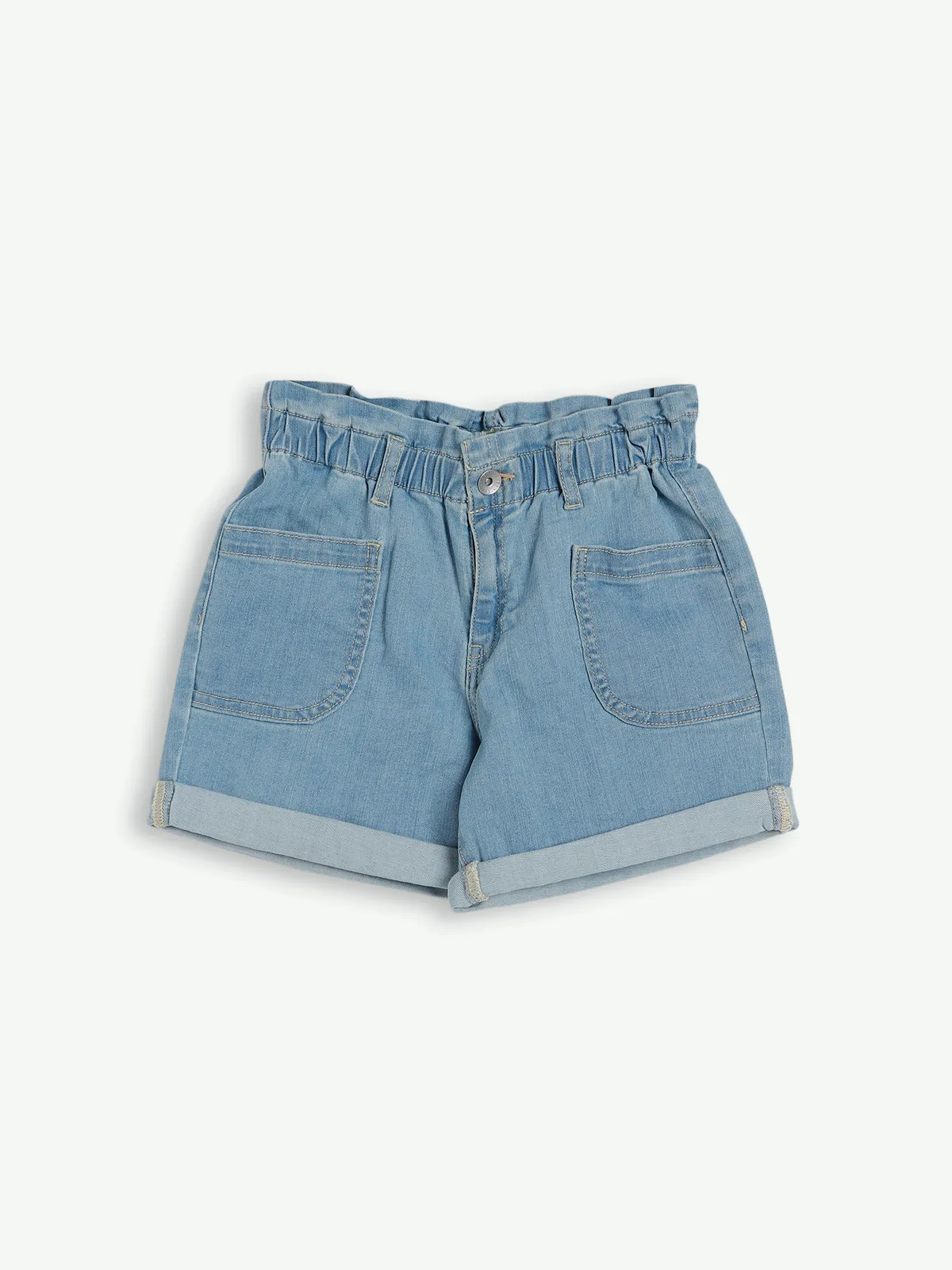 UCB sky blue denim shorts