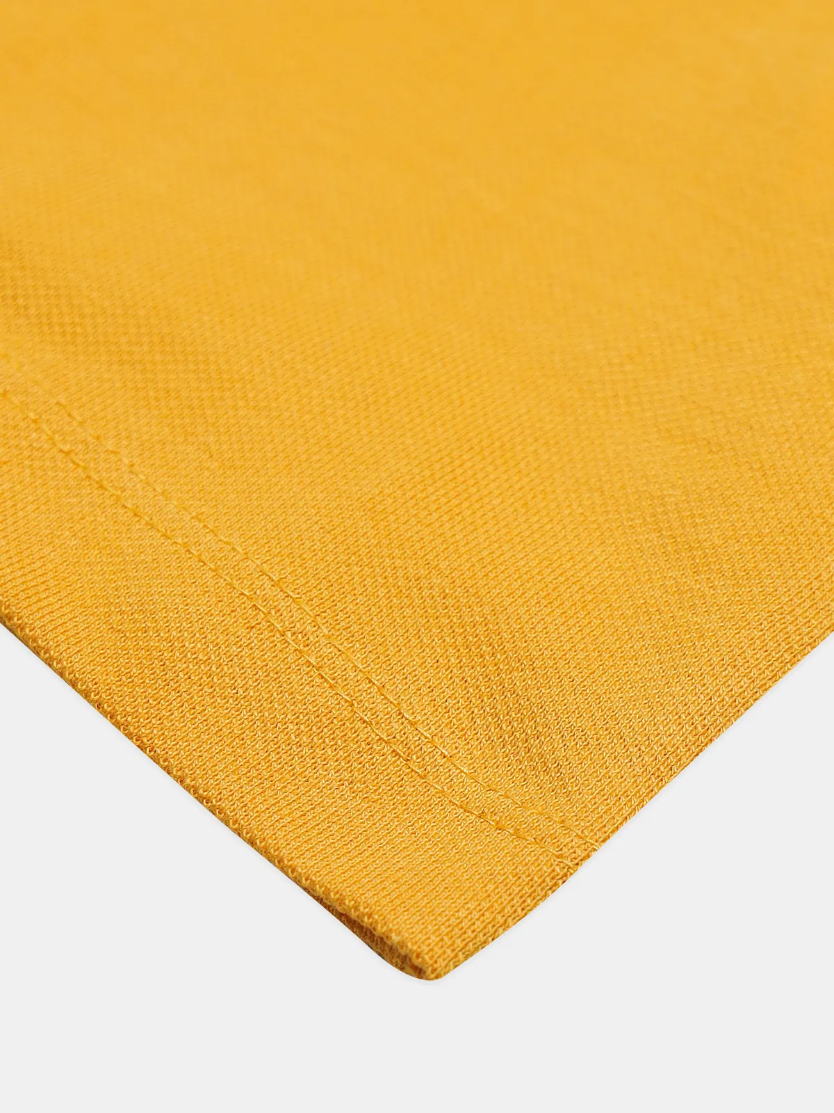 UCB slim fit printed t shirt in mustard yellow
