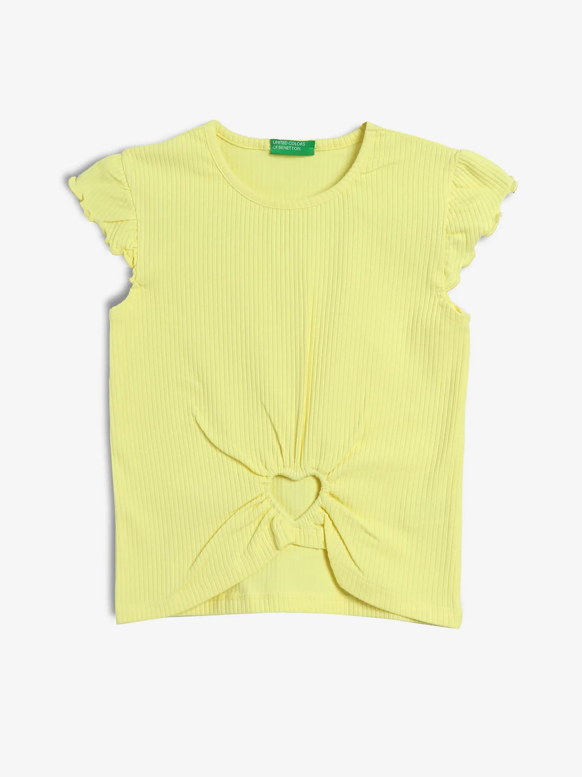 UCB yellow cotton casual top