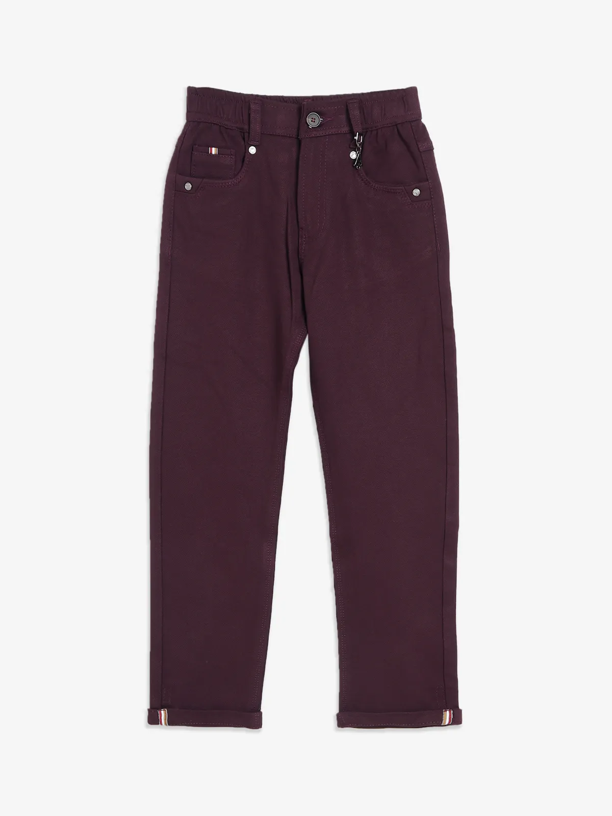 UTEX wine solid jeans