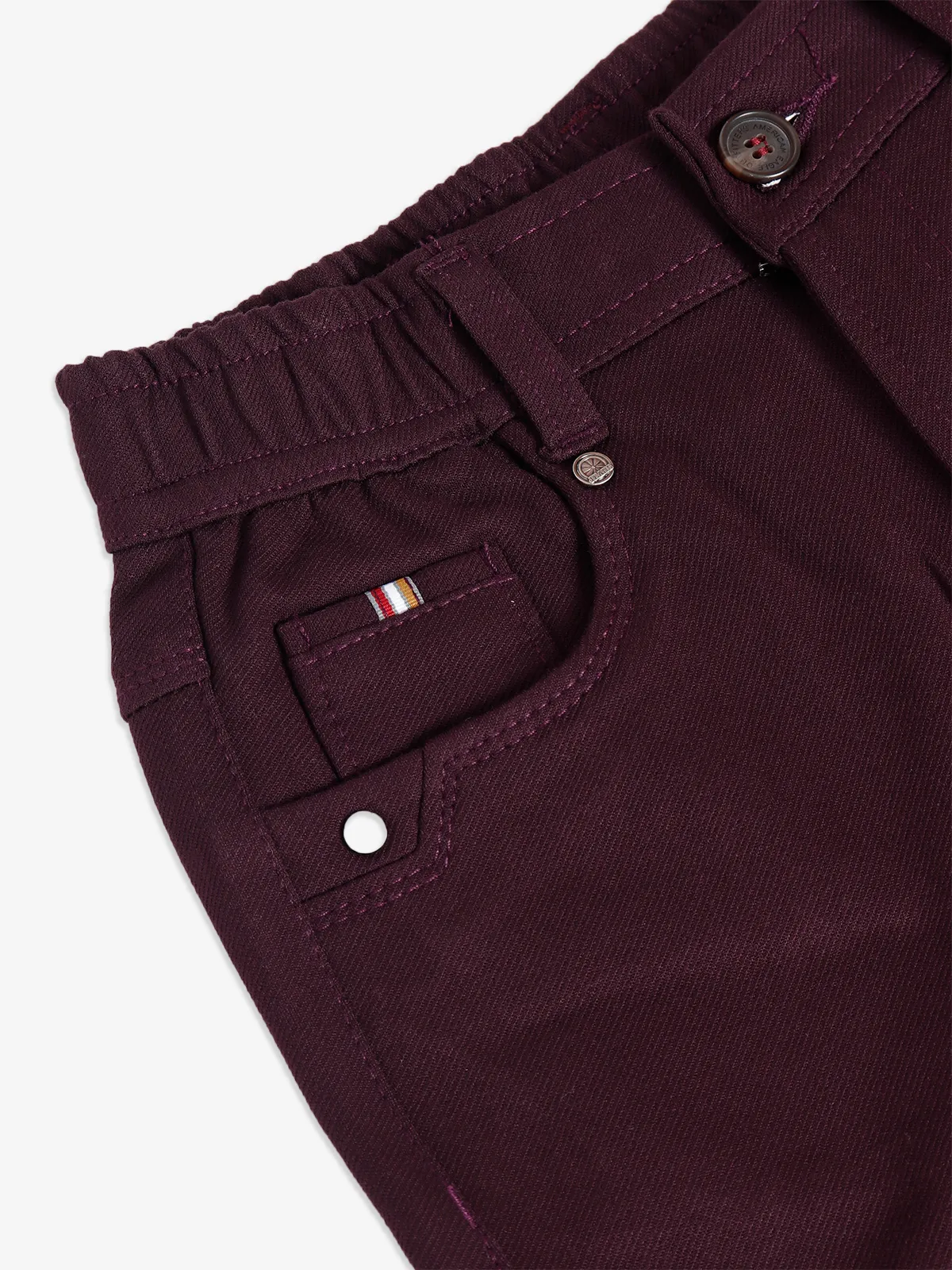 UTEX wine solid jeans