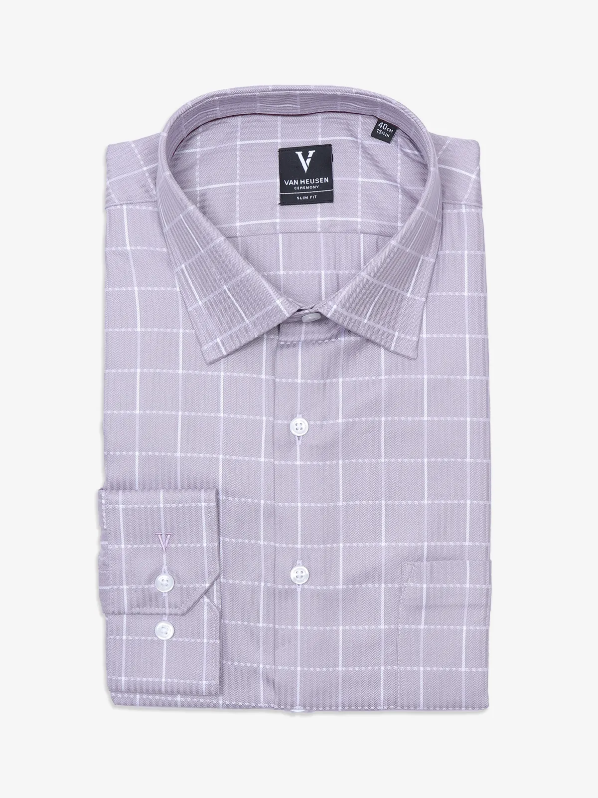 Van heusen purple dress shirt on sale