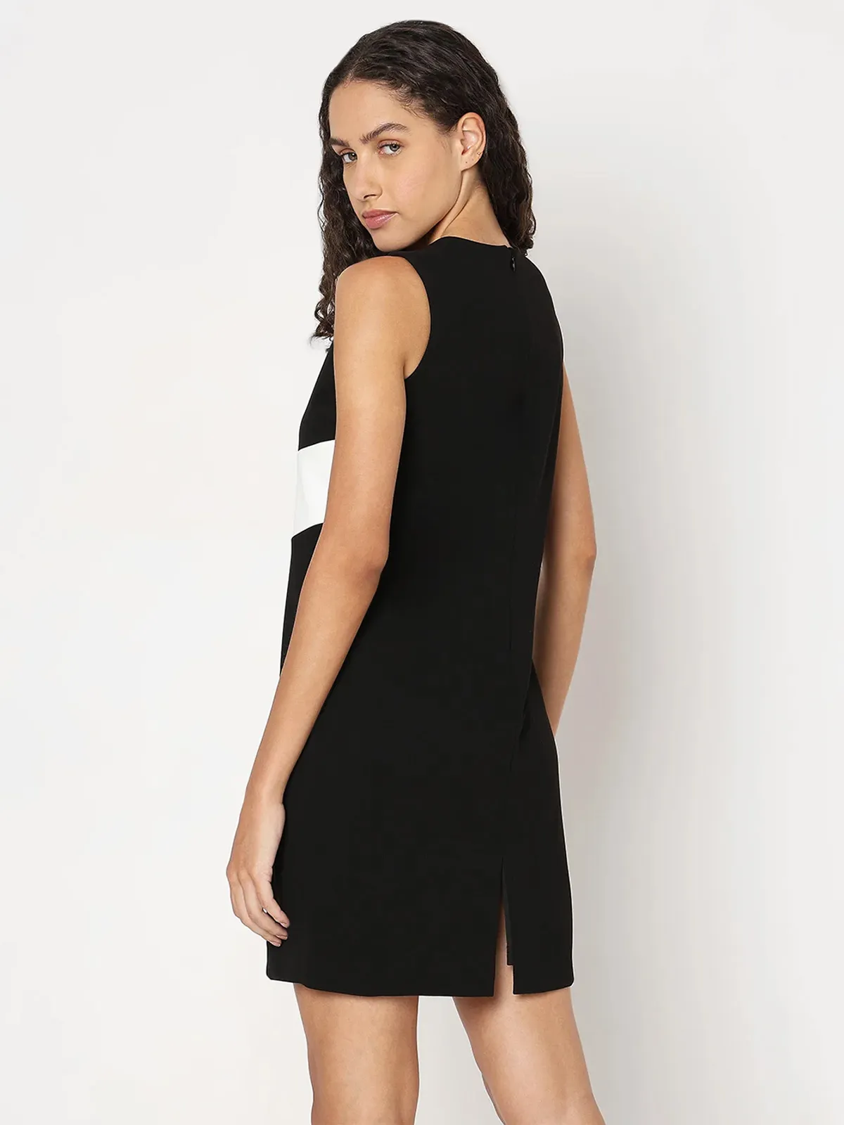 VERO MODA black color block mini dress