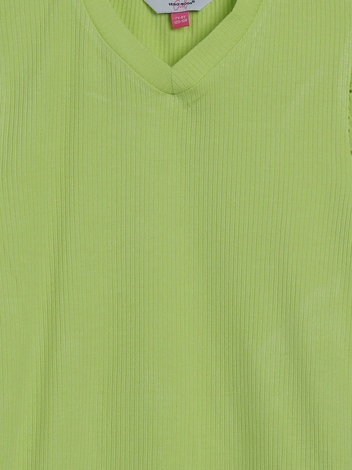 VERO MODA neon green plain t-shirt