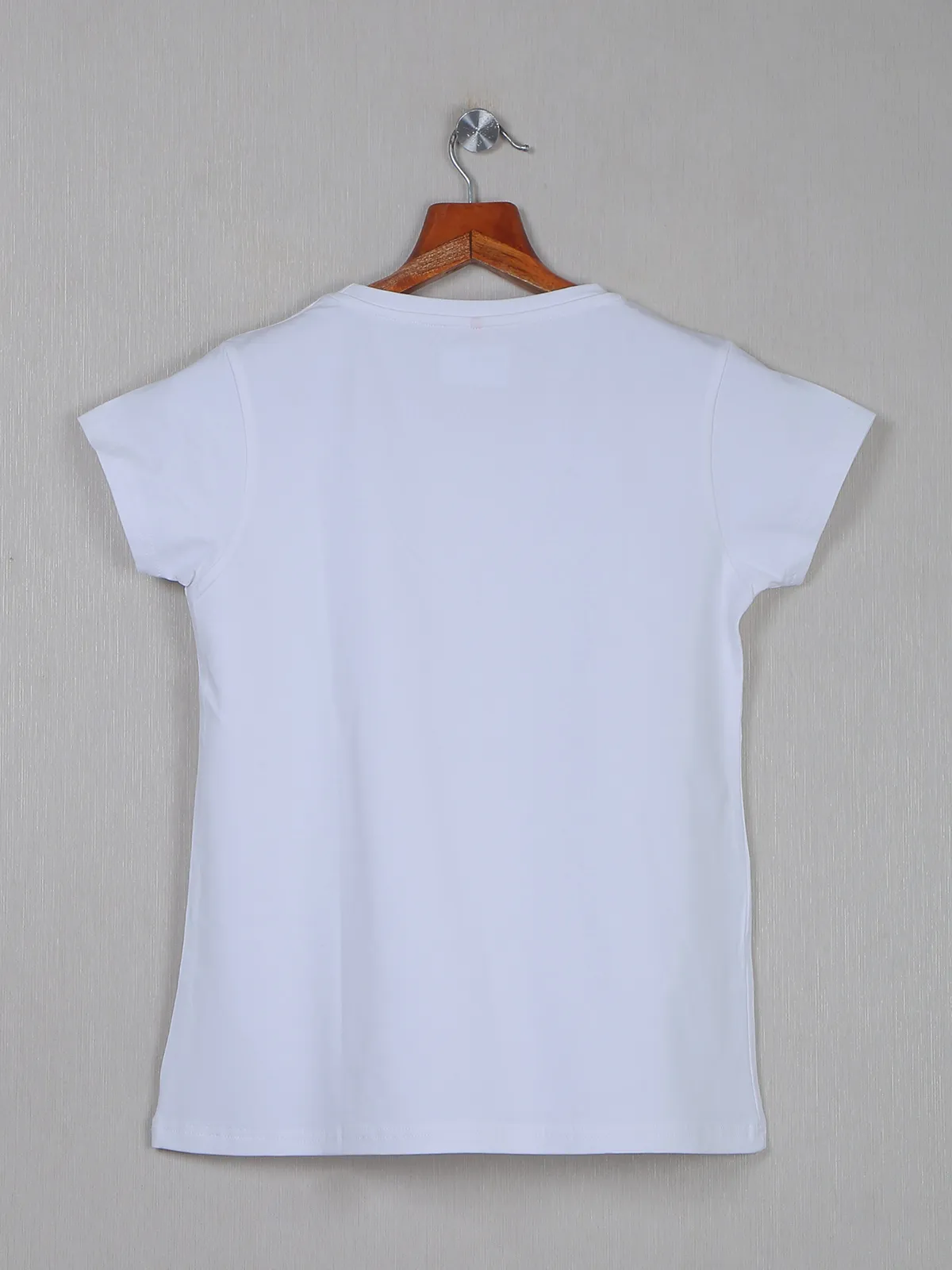 Wat a Gal cotton casual white top