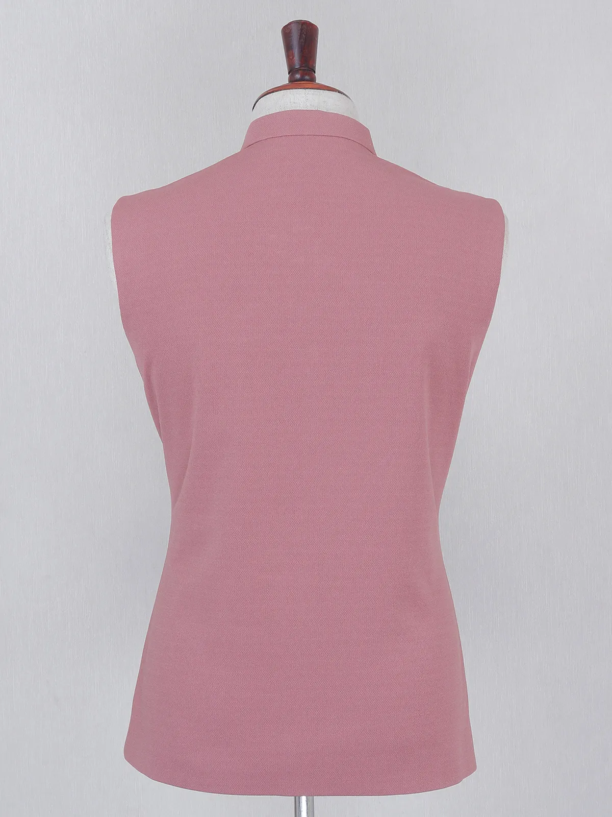 Wedding wear onion pink terry rayon waistcoat