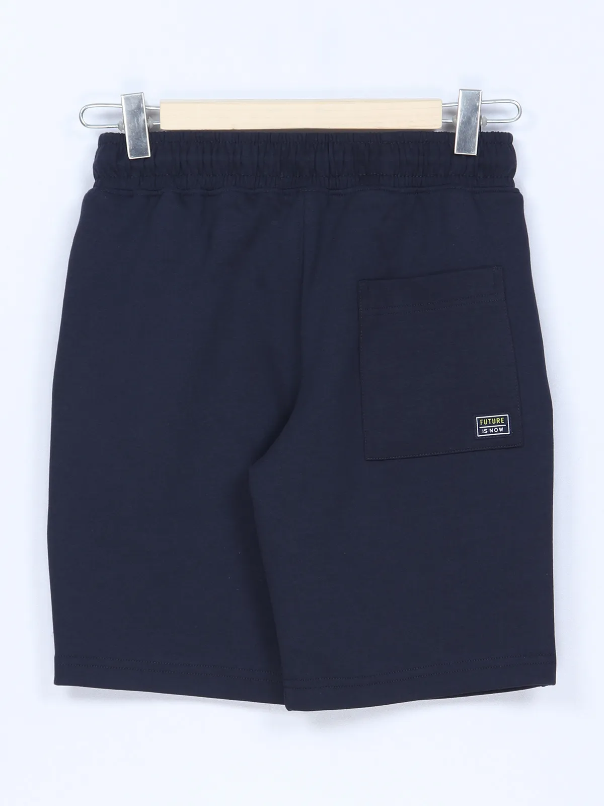 XN Replay navy solid shorts