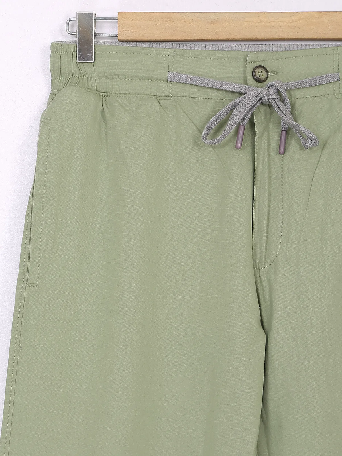 XN Replay pista green cotton track pant