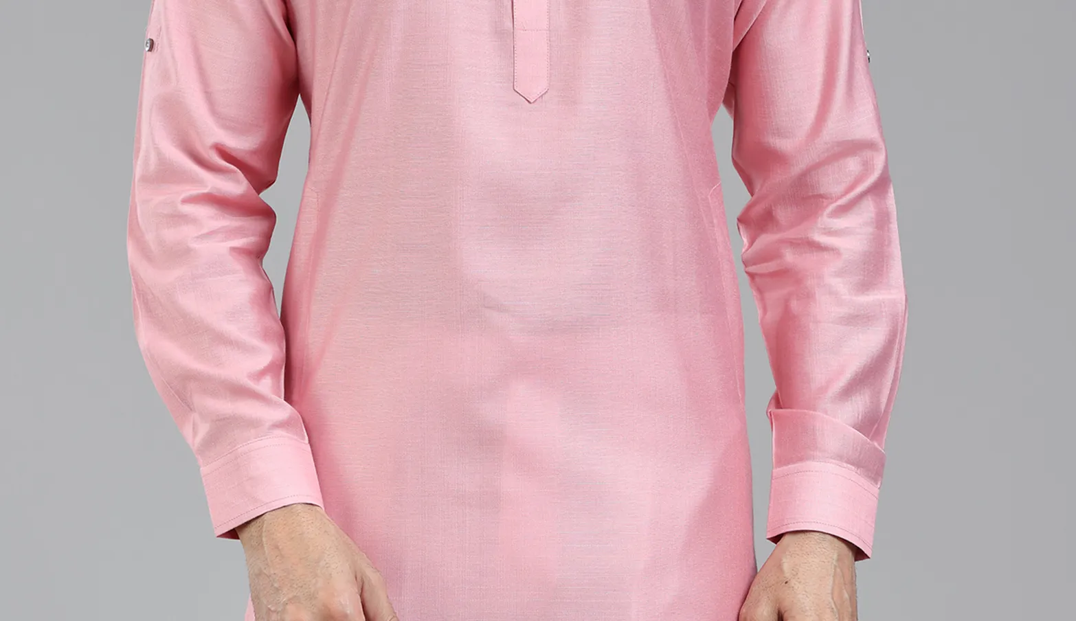 Light pink simple yet classy kurta set for festival