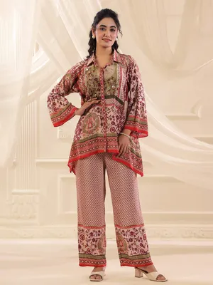 chinese dress ladies Olivia Cotton Co-ord Set – DIMPLE DESIGN STUDIO main image 1