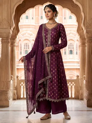 stylish banarasi dress design Buy Luxury Banarasi Dresses for Women Designer,Pure Silk, Festive & Wedding Wear| BullionKnot