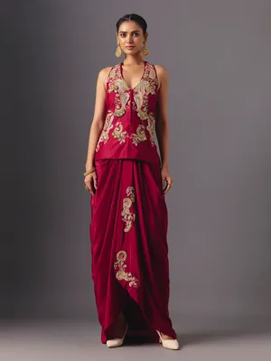 women's indo western dress Designer Dresses Near Me Indian Traditional Best Sites For Ethnic Wear Western Wear Indo Worldwide at Empress. Buy Indo Western Dresses For