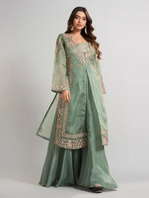 knee length dresses for ladies Rahima Dresses Women Dress Indian Pakistani dress – Safrina Fashion main image 0