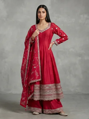 Buy Anarkali Suits in USA | Readymade Floor-Length & Bridal Styles...